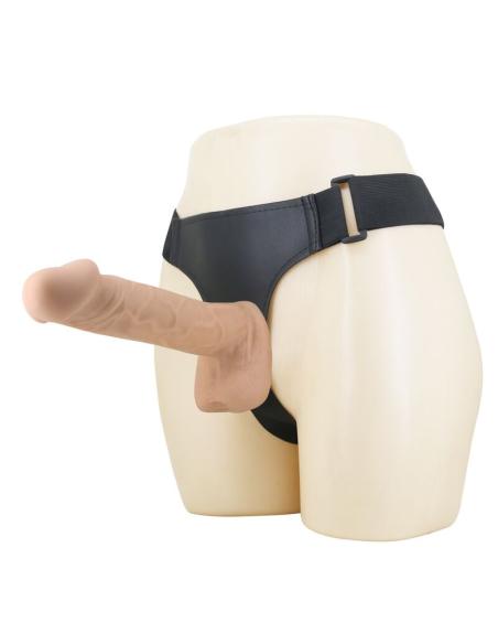 Pretty love - kaspar arnés con dildo flexible 21 cm ø 5 cm color natural