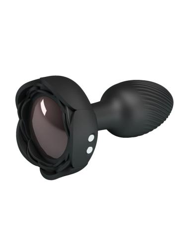 Pretty love - plug anal vibrador 10 modos recargable negro