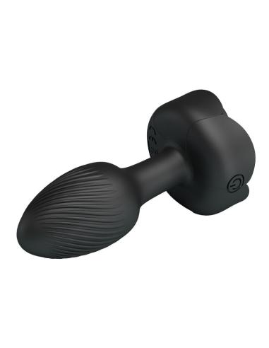Pretty love - plug anal vibrador 10 modos recargable negro