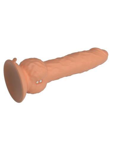 Pretty love - eren dildo vibrador con empuje 20,5 cm ø 4,5 cm color natural