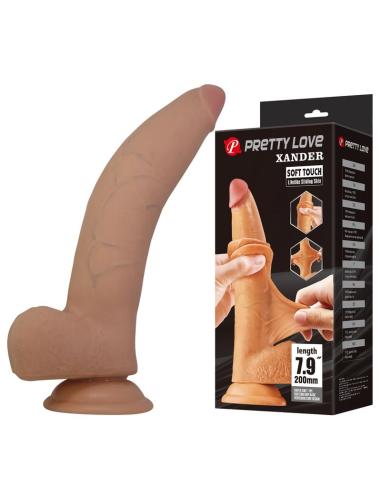 Pretty love - xander dildo realístico 20 cm ø 5 cm color natural