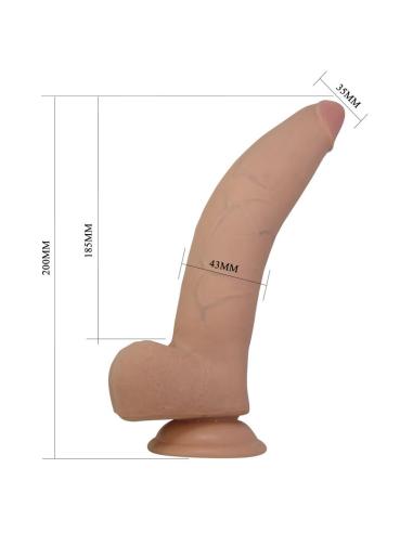 Pretty love - xander dildo realístico 20 cm ø 5 cm color natural