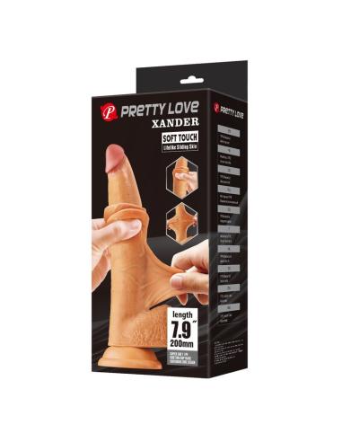 Pretty love - xander dildo realístico 20 cm ø 5 cm color natural