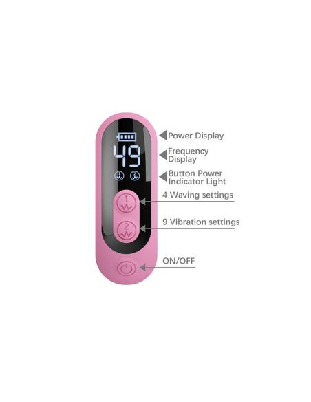 Pretty love - bella vibrador rabbit con estimulación mariposa y led rosa