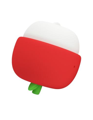 Pretty love - estimulador clitoral con efecto lengua recargable rojo