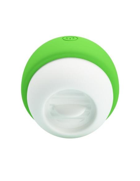 Pretty love - estimulador clitoral con efecto lengua recargable verde