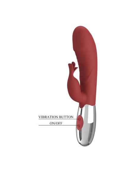 Pretty love - vibrador rabbit rosewood 30 funciones recargable usb rojo
