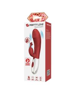 Pretty love - vibrador rabbit rosewood 30 funciones recargable usb rojo 2