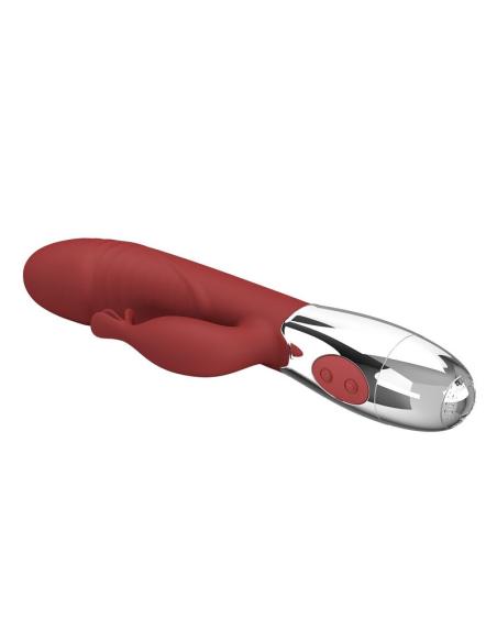 Pretty love - vibrador rabbit rosewood 30 funciones recargable usb rojo