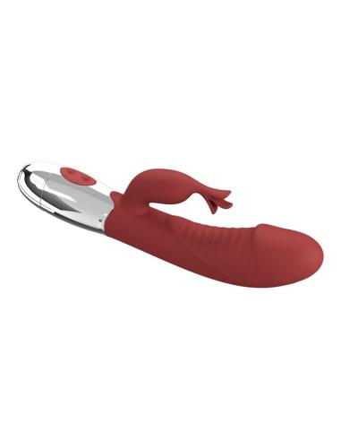 Pretty love - vibrador rabbit rosewood 30 funciones recargable usb rojo