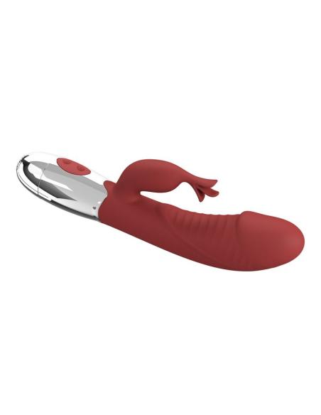 Pretty love - vibrador rabbit rosewood 30 funciones recargable usb rojo