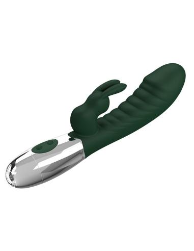 Pretty love - vibrador rabbit naughty bunny 30 funciones recargable usb verde