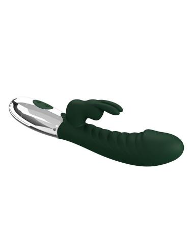Pretty love - vibrador rabbit naughty bunny 30 funciones recargable usb verde