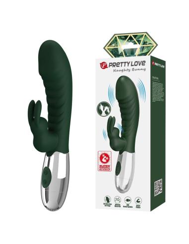 Pretty love - vibrador rabbit naughty bunny 30 funciones recargable usb verde