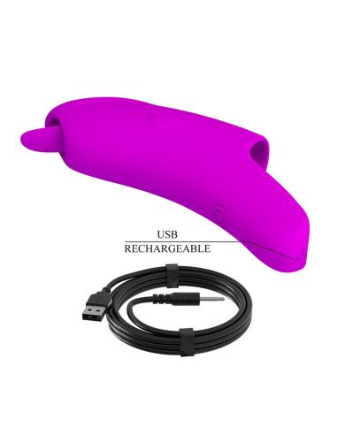 Pretty love - peterson honey finger vibrador de dedo recargable morado