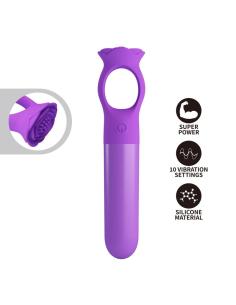 Pretty love - giana mini masajeador vibrador recargable morado