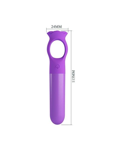 Pretty love - giana mini masajeador vibrador recargable morado