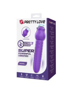 Pretty love - dannell vibrador con estimulación oral y clitoral recargable morado 2