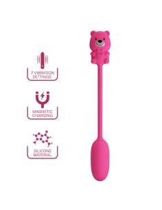 Pretty love - olson huevo vibrador con mando por cable recargable rosa
