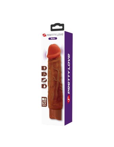 Pretty love - duke vibrador realístico 23,5 cm ø 4,8 cm color marrón