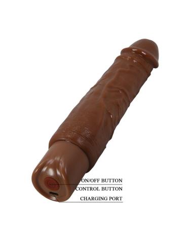 Pretty love - duke vibrador realístico 23,5 cm ø 4,8 cm color marrón