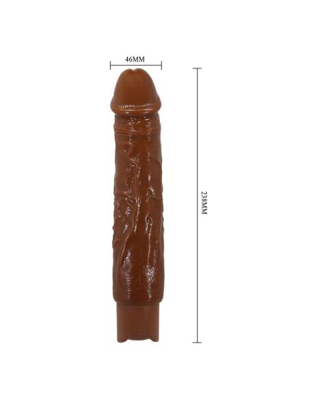 Pretty love - duke vibrador realístico 23,5 cm ø 4,8 cm color marrón