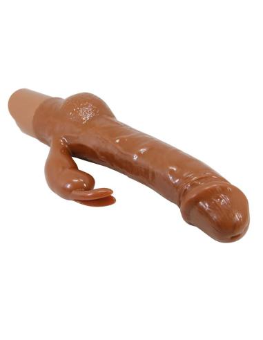 Pretty love - ellison vibrador rabbit realístico 22,6 cm ø 4,2 cm color marrón