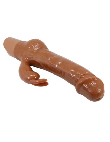 Pretty love - ellison vibrador rabbit realístico 22,6 cm ø 4,2 cm color marrón
