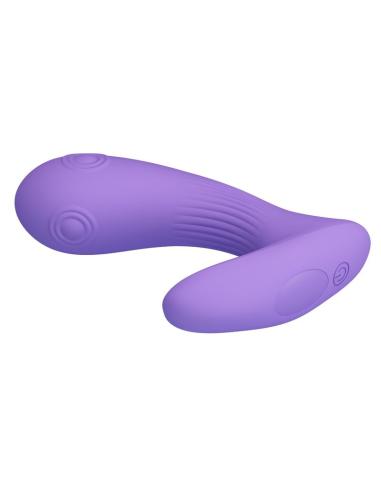 Pretty love - andromeda vibrador de doble estimulación recargable morado
