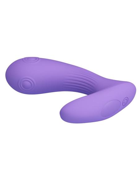 Pretty love - andromeda vibrador de doble estimulación recargable morado