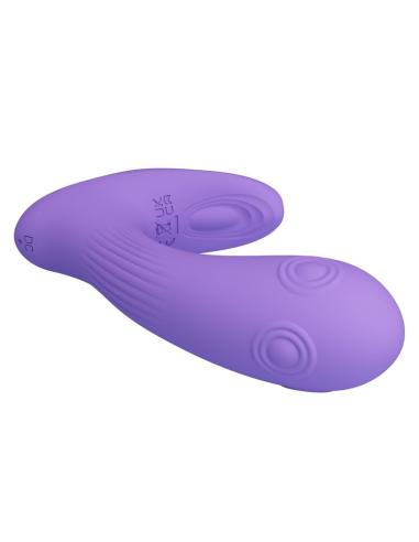 Pretty love - andromeda vibrador de doble estimulación recargable morado