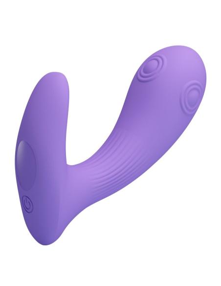 Pretty love - andromeda vibrador de doble estimulación recargable morado