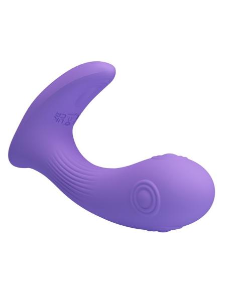 Pretty love - andromeda vibrador de doble estimulación recargable morado