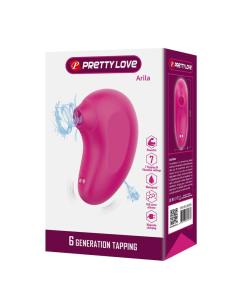 Pretty love - arila succionador de clítoris con vibración recargable rosa 2
