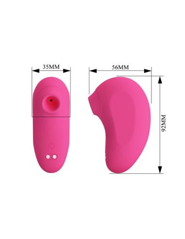 Pretty love - arila succionador de clítoris con vibración recargable rosa
