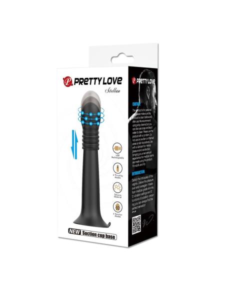Pretty love - stella masajeador rotativo y de empuje recargable usb