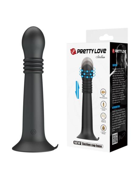 Pretty love - stella masajeador rotativo y de empuje recargable usb