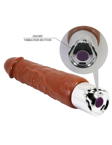 Pretty love - pro vibrador realístico 23,5 cm ø 4,8 cm color marrón