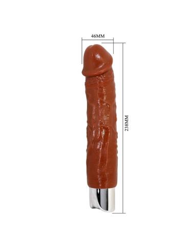Pretty love - pro vibrador realístico 23,5 cm ø 4,8 cm color marrón