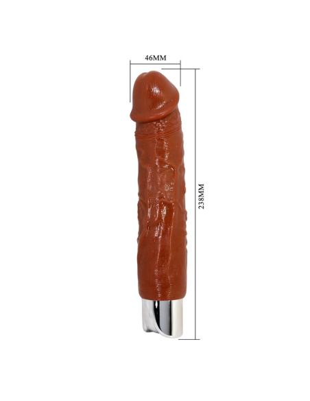 Pretty love - pro vibrador realístico 23,5 cm ø 4,8 cm color marrón