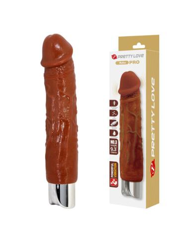Pretty love - pro vibrador realístico 23,5 cm ø 4,8 cm color marrón