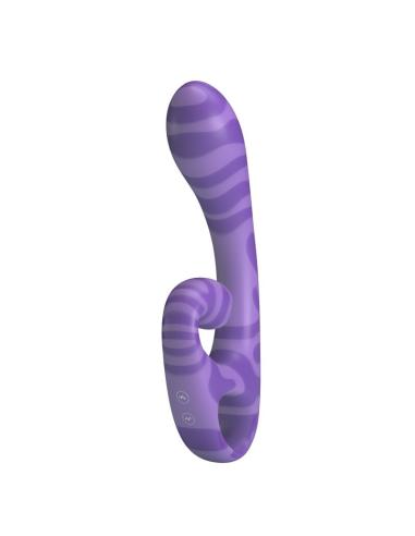 Pretty love - summer vibrador doble con asa 19 cm ø 3,5 cm morado