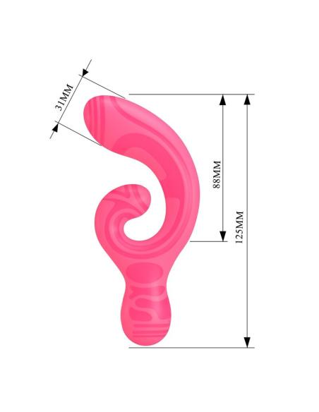 Pretty love - verity masajeador doble recargable usb