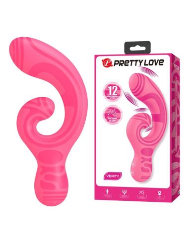 Pretty love - verity masajeador doble recargable usb