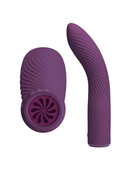 Pretty love - kissell vibrador recargable 10 funciones morado