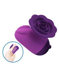 Pretty love - estimulador de clítoris 7 modos recargable forma rosa morada
