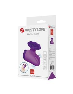 Pretty love - estimulador de clítoris 7 modos recargable forma rosa morada 2