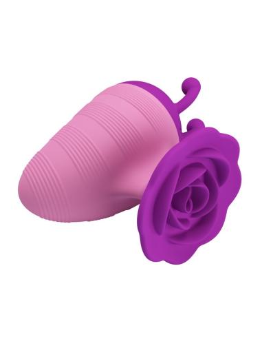 Pretty love - little bee estimulador de clítoris 7 modos recargable morado-rosa