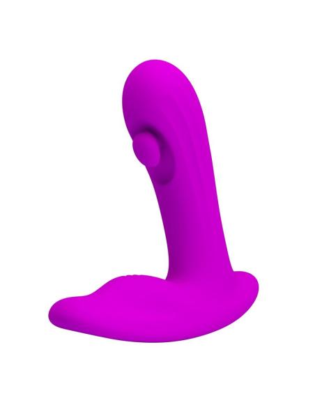 Pretty love - bauer masajeador de próstata 12 modos recargable morado