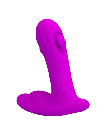 Pretty love - bauer masajeador de próstata 12 modos recargable morado